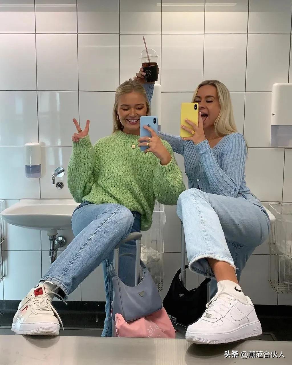 只会卖弄性感？实际上女sneaker的拍照姿势，那叫一个野