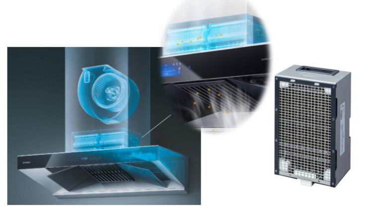 西门子生态展翼油烟机,生活需要烟火厨房