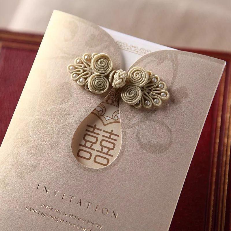 独特大气的婚礼请柬,简单高级婚礼请柬模板