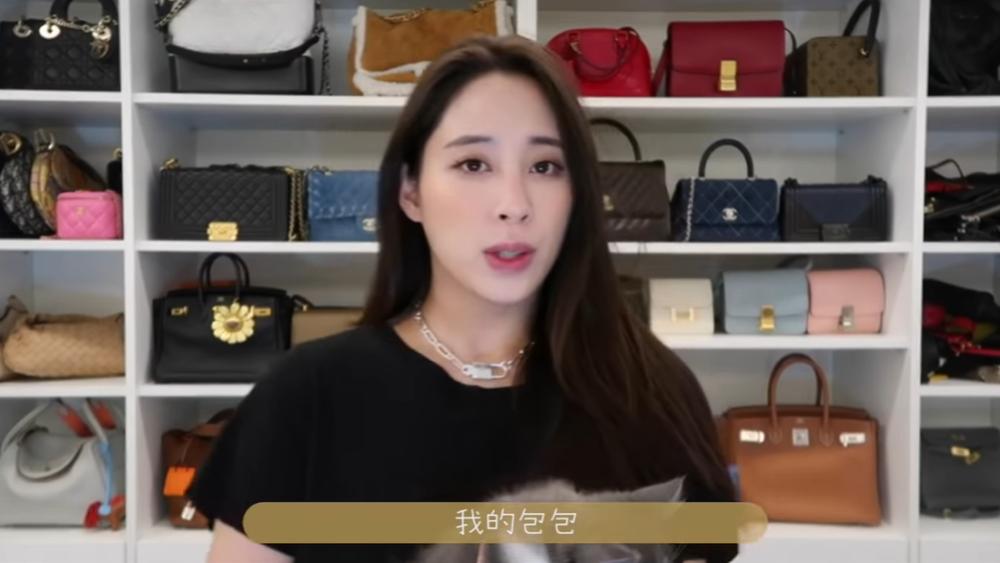 欧阳妮妮回怼网友恶评,欧阳妮妮晒满墙名包