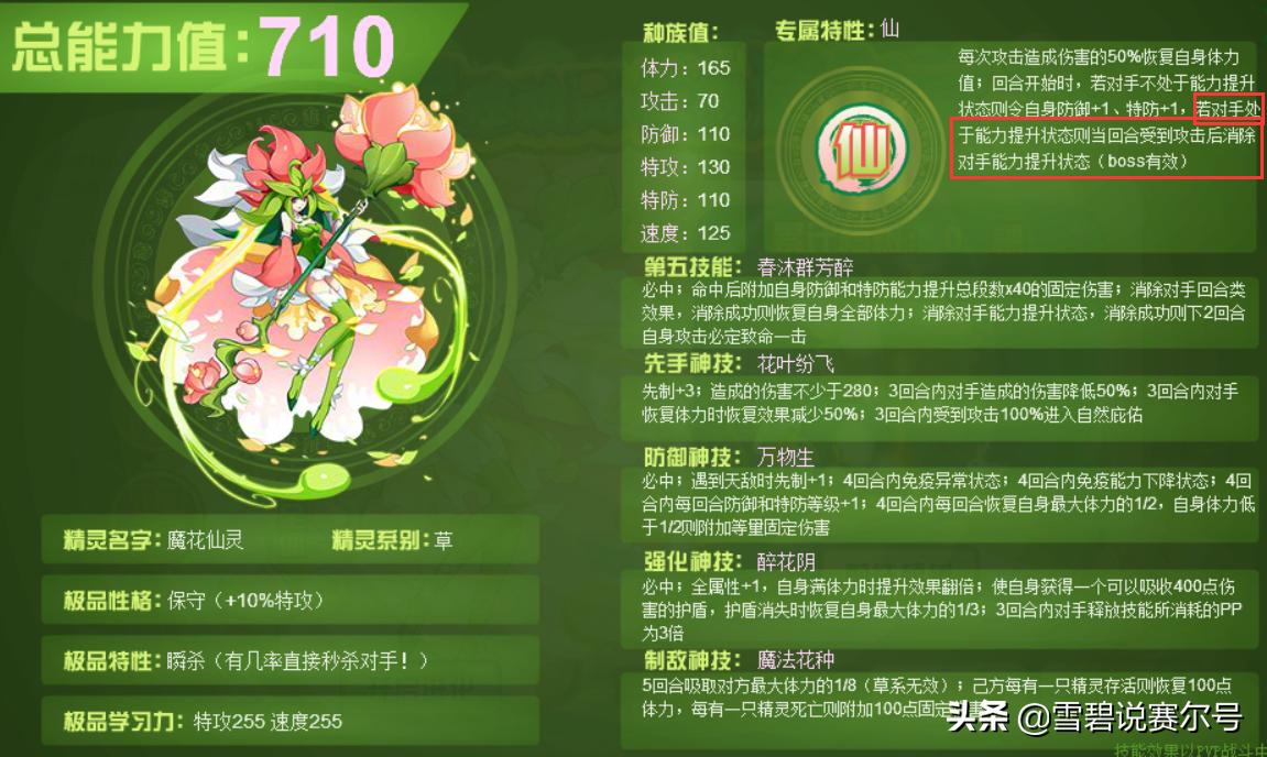 雪碧说赛尔号精灵强度,雪碧说赛尔号风评如何