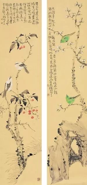 素朴的一花一草、精巧的一鸟一雀