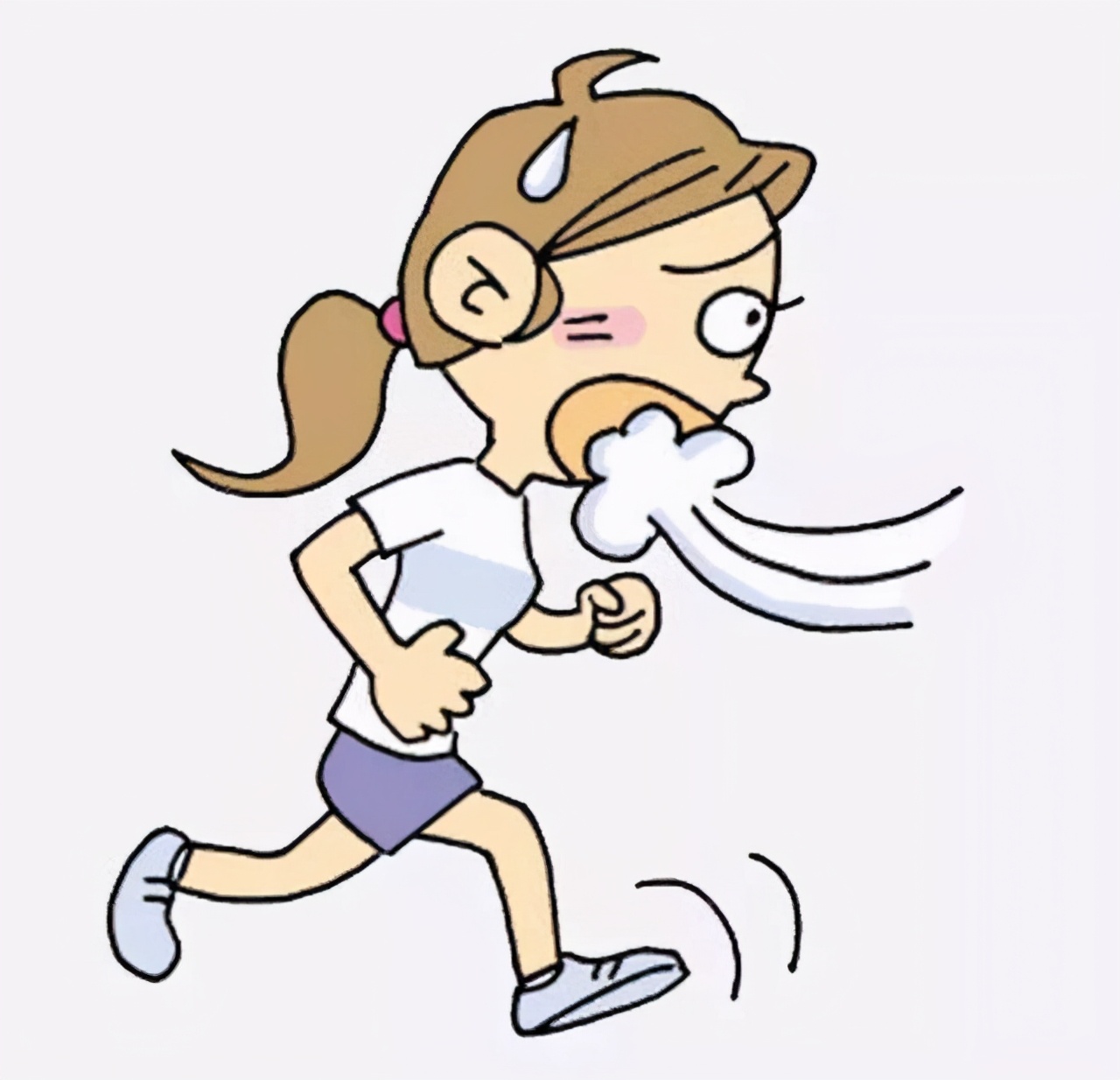 跑步岔气肚子疼怎么调整,跑步时岔气右上腹痛的原因