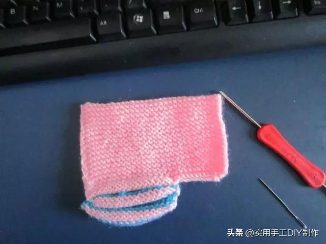 针织小孩鞋子花边教程,0-1岁婴儿春秋毛线鞋编织大全