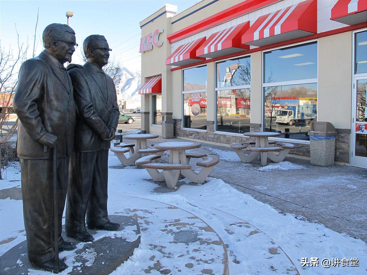 肯德基叔叔和肯德基爷爷,原来肯德基爷爷是这样的