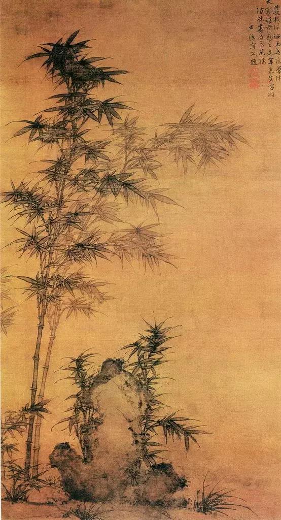 郑板桥画的是什么品种竹子,郑板桥画的横幅竹子