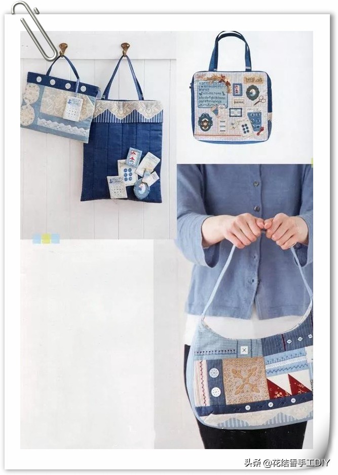 爱布艺爱生活裁剪拼布包包教程,手工布包简单又漂亮