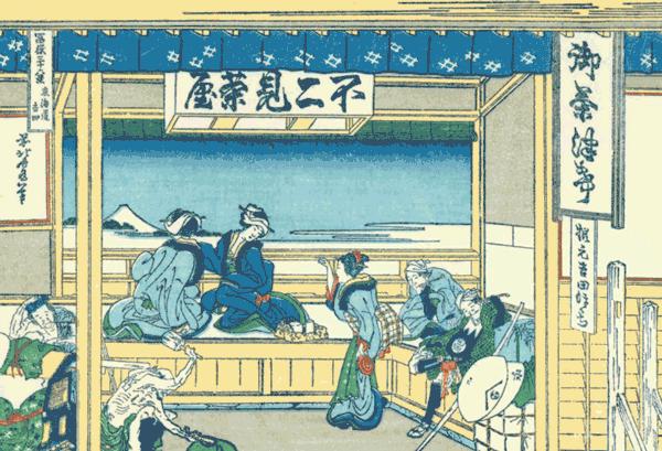 设计稿作品动态展示,浮世绘设计图素材