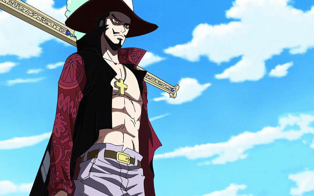 海贼王中鹰眼发光最帅的十张图片,海贼王天下第一剑客鹰眼强大对手