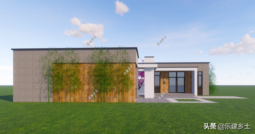 河间市两层新中式别墅,河间1000万别墅