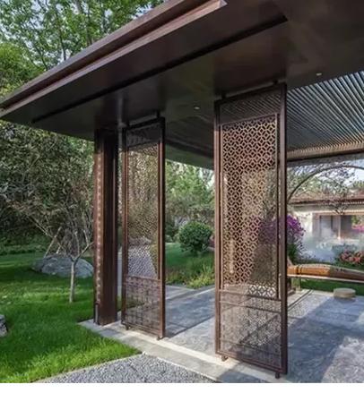 庭院景观亭效果图大全,庭院廊亭设计