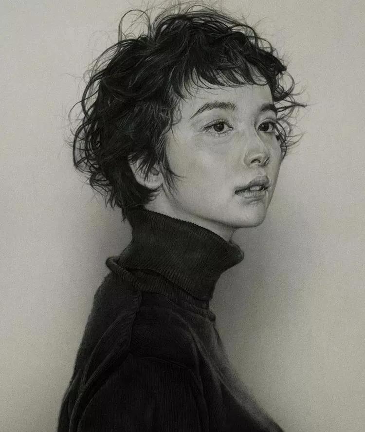 日本艺术素描画家,日本画家的素描作品