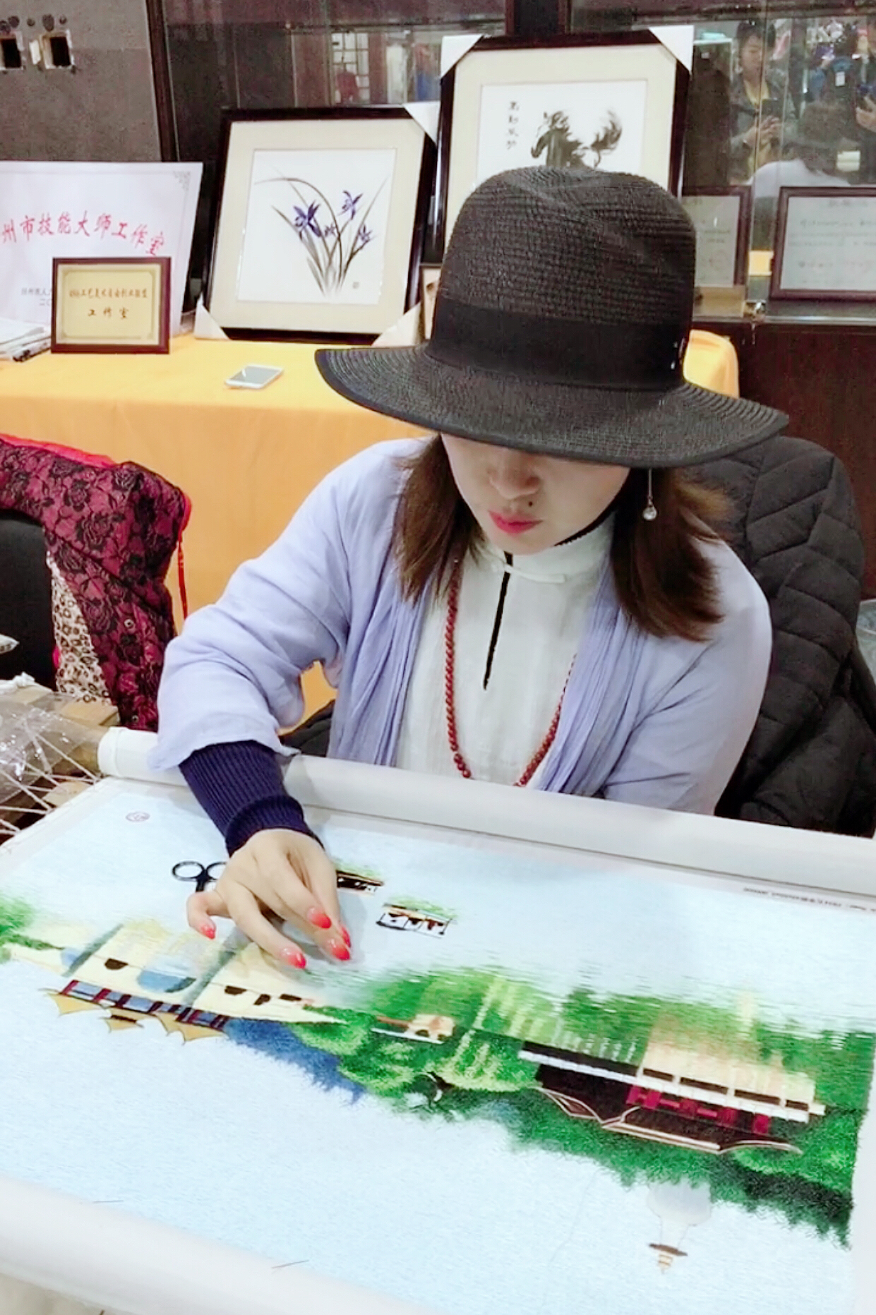 失恋催生第5大刺绣乱针绣，立体美感超油画，大师之作仅售3万