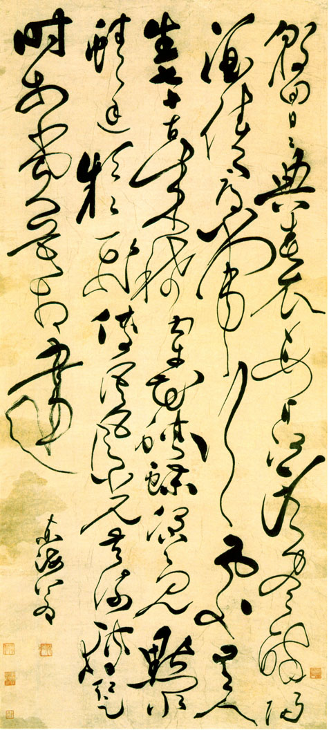 800年后的明朝，他被称为“张旭复生”，狂草震撼海内外