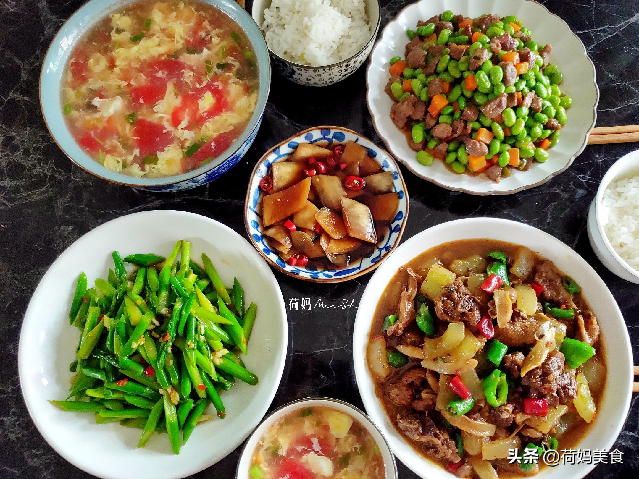 家常九个菜,适合在家做的九桌家常饭菜