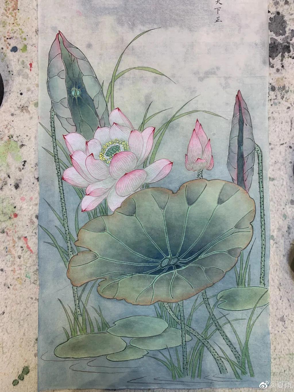 影帝夏雨书法真迹,演员夏雨晒书法作品