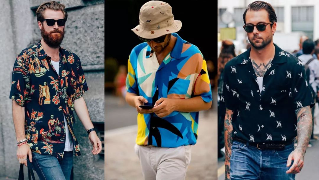 夏威夷衬衫搭配夏日,夏威夷衬衫夏日风