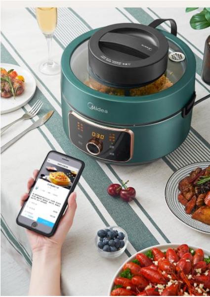 美味一锅端多功能锅,美的小型做菜做饭一体压力锅