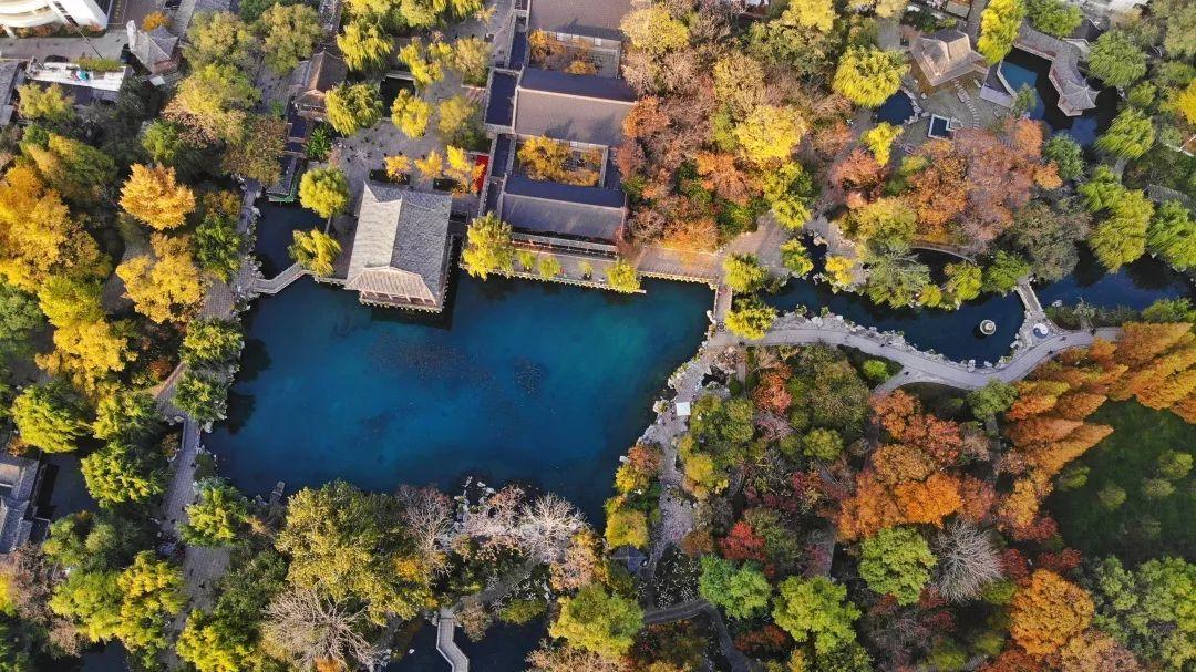 济南四大泉群,济南四大泉群全景图