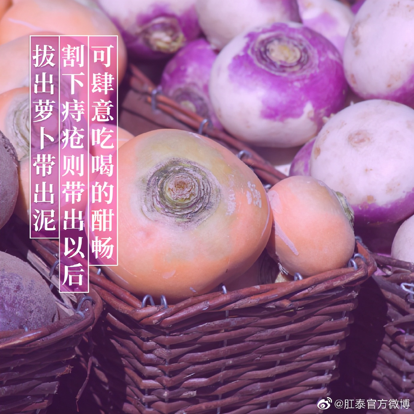 差点把自己笑死的文案,肛泰官博搞笑