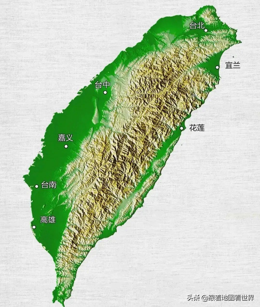 台湾的地理特征,台湾岛地形以什么为主分布在哪
