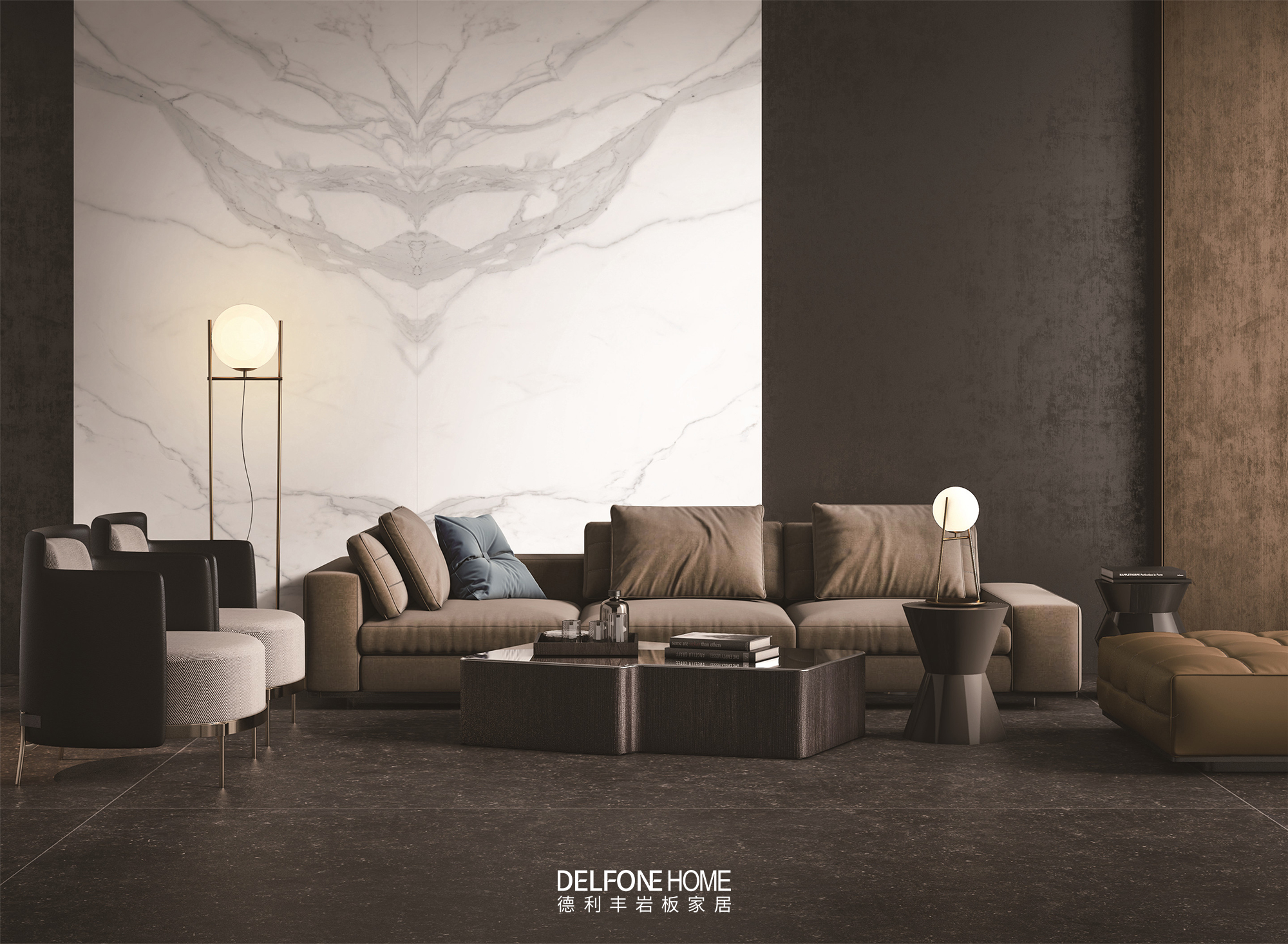 德利丰的岩板是最好的吗,德利丰天鹅绒岩板手感