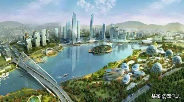 知识城对比新塘,知识城第一个目标