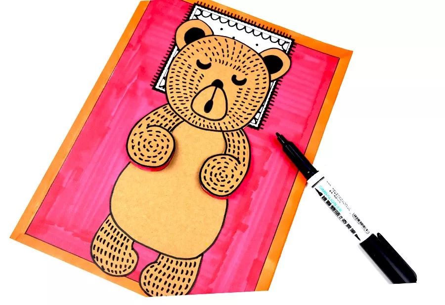 儿童画我有一双巧巧手,花被子儿童画小班