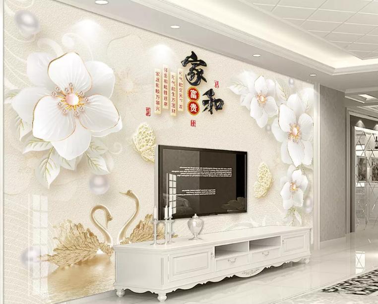 客厅沙发浮雕立体挂画背景墙,现代装饰风格电视背景墙效果图