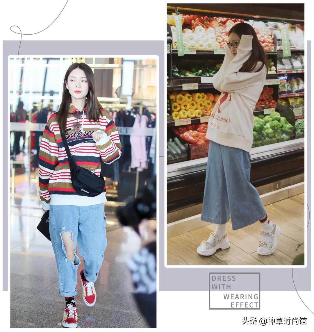 秋冬新款上新卫衣穿搭,今秋更流行卫衣裙