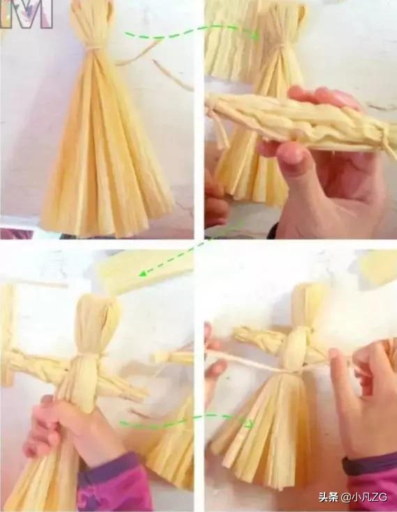 手工玉米皮编席子教程全集,玉米皮手工编筐子视频教程