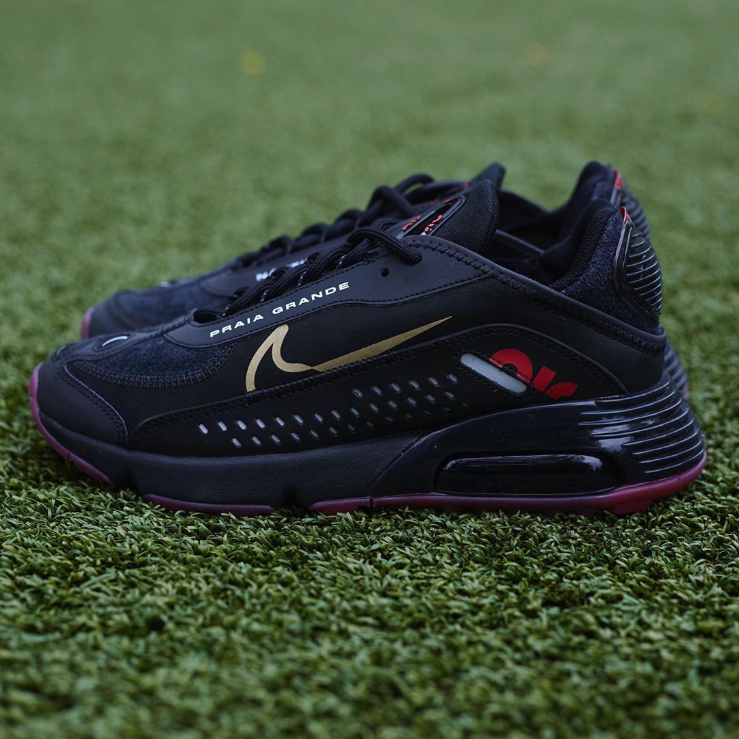 内马尔上脚airmax2090,内马尔耐克2090联名鞋