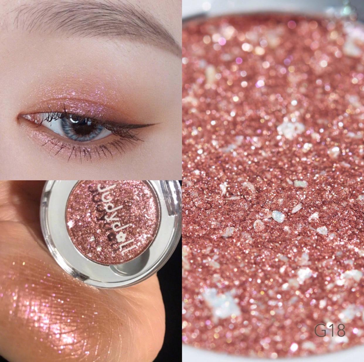 一块钱眼影盘100色,一百多块的眼影超闪