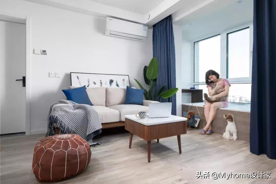 善用畸零地，北京68㎡扩容两房，猫柱让主子也疯狂！