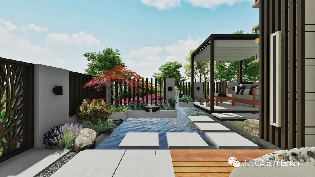 无觅造园：安徽35平宿州上河城外滩的秋水庭