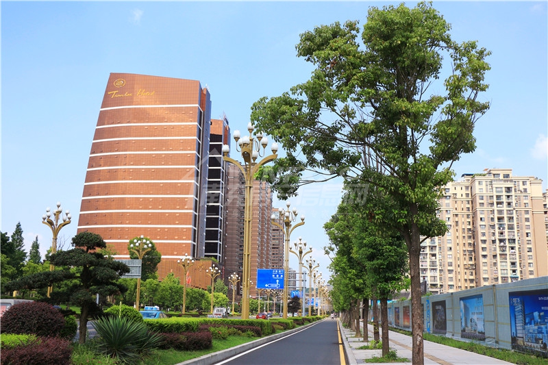 南充凯旋会展新城项目介绍,南充凯旋会展新城鸟瞰图