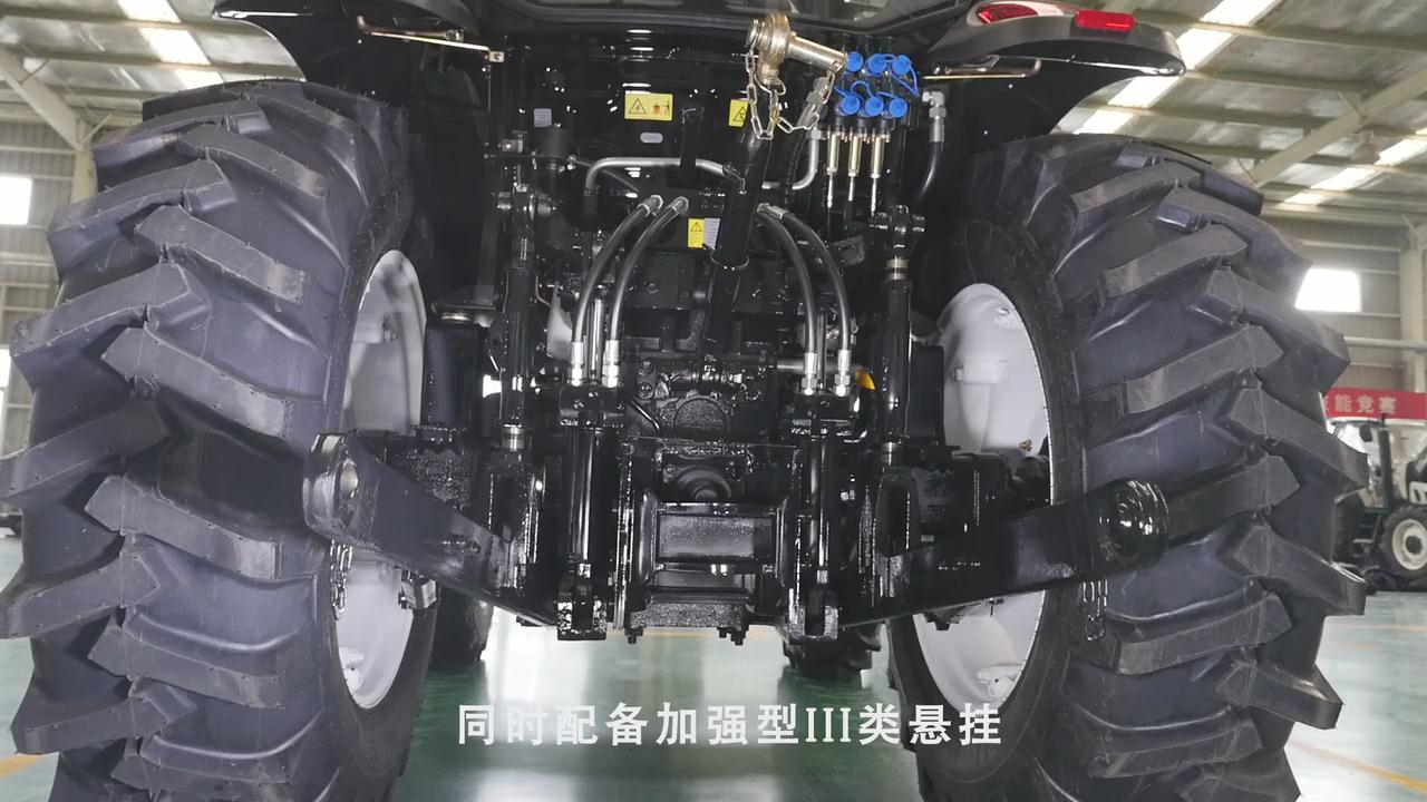 大型雷沃欧豹m704-b拖拉机操作,雷沃欧豹m1804-qplus新车