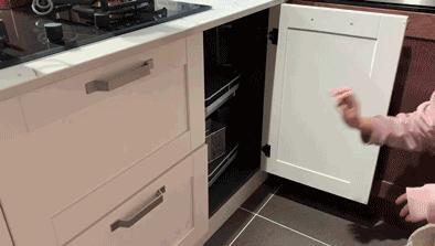 l型厨房装修尺寸一览表,l型厨房吊柜装修效果图