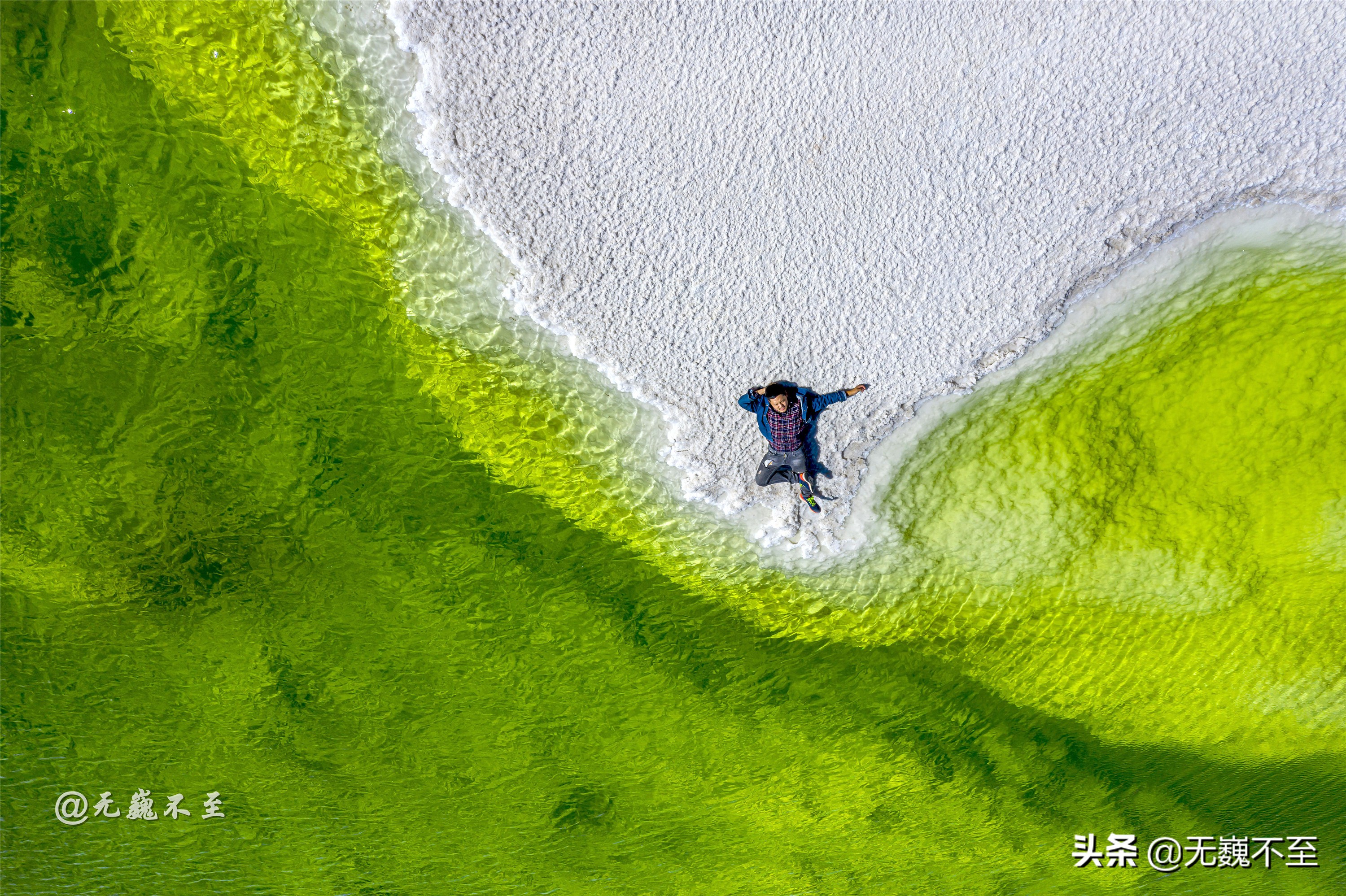 青甘大柴旦翡翠湖,青海大柴旦翡翠湖攻略图片