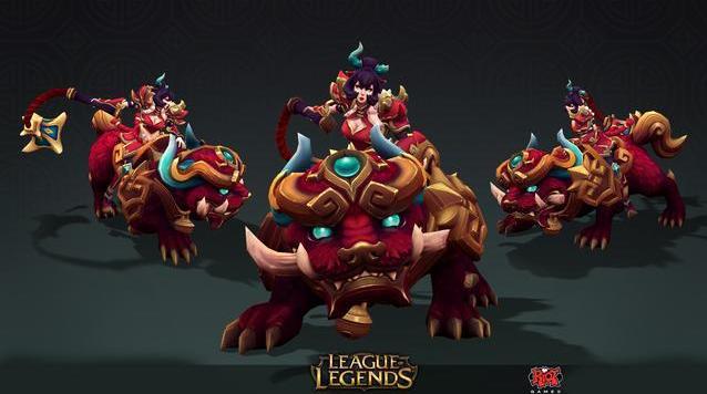 瑟庄妮的猪年限定皮肤,猪女瑟庄妮皮肤