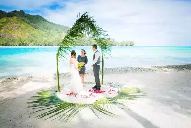 大溪地海岛婚礼,旅行结婚大溪地