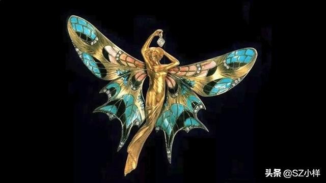 珐琅珠宝首饰设计,复古珐琅珠宝
