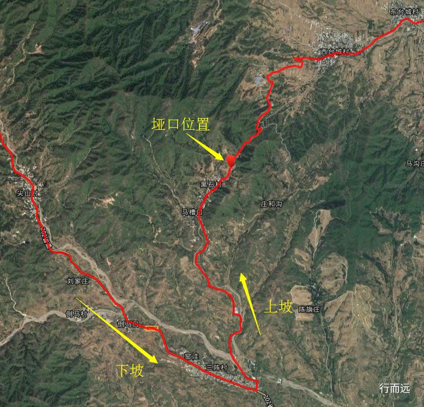 井陉骑行辛庄,井陉测鱼镇盘山路