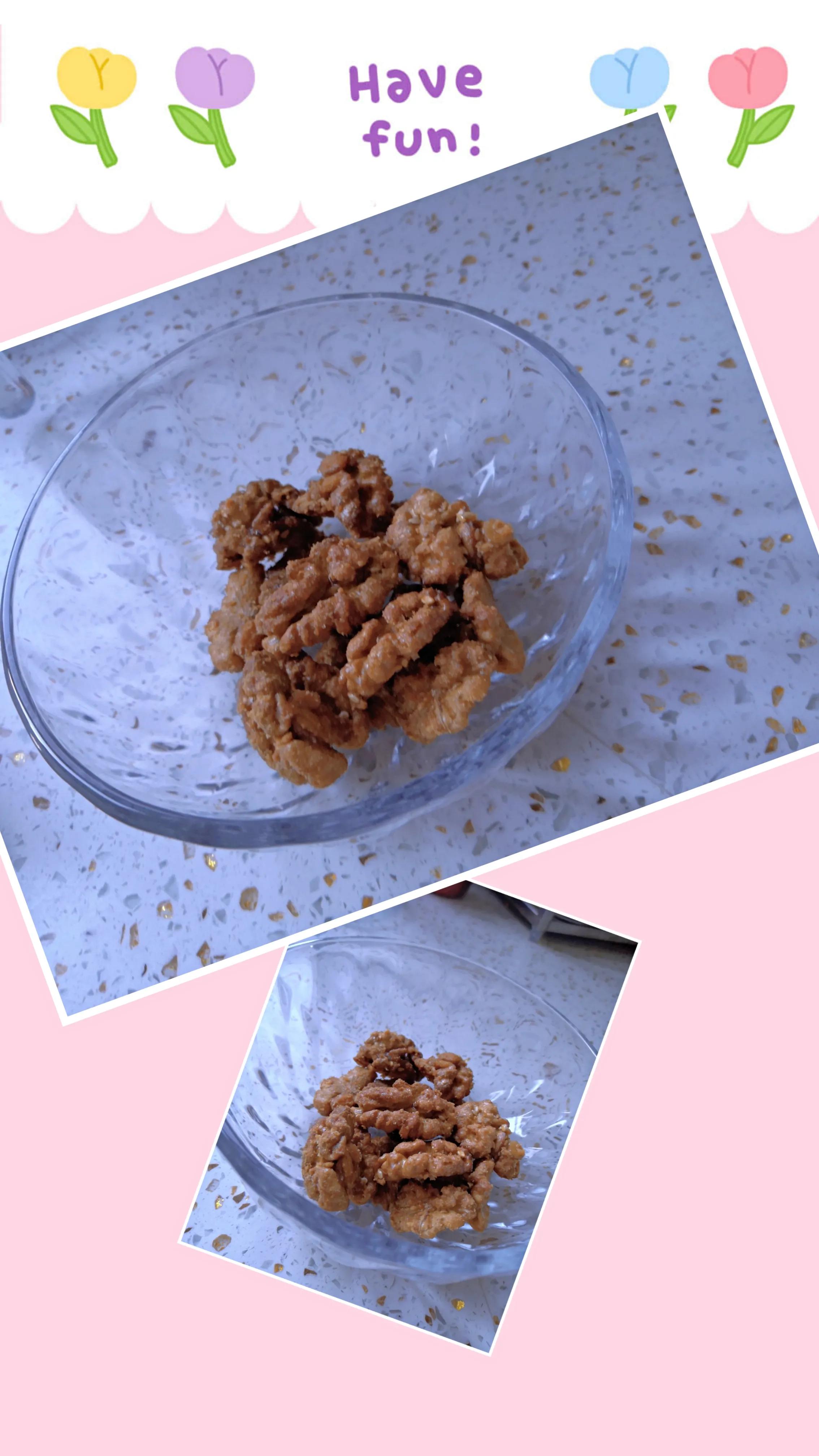 做好的琥珀核桃让人难以抗拒,琥珀核桃教程来了私藏美食大分享