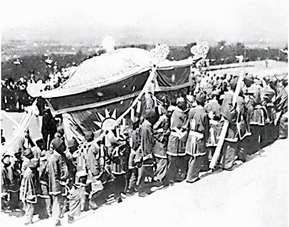 孙中山奉安大典高清影像,孙中山奉安大典真实影像