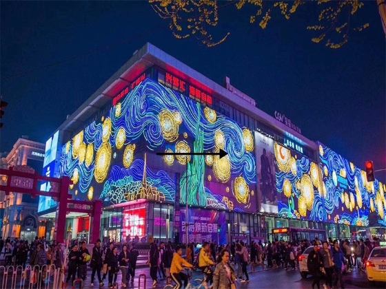 商场橱窗美陈装饰摆件,商场美陈装饰景观灯