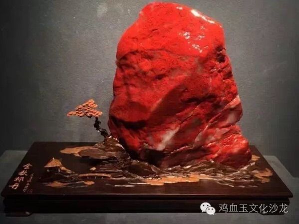 桂林的鸡血红玉是不是真的,桂林鸡血玉大红袍手镯