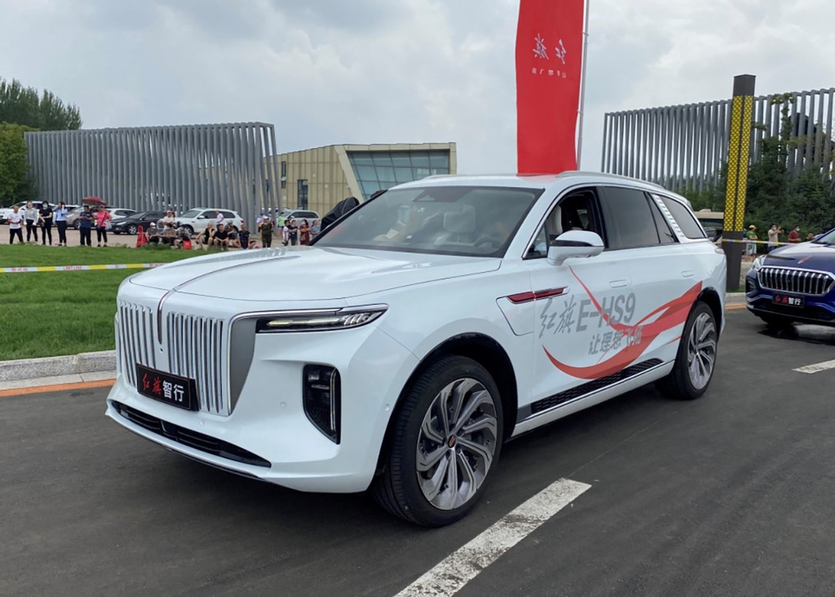 豪华不止步红旗e-hs9实车曝光,新款红旗e-hs9将于广州车展上市