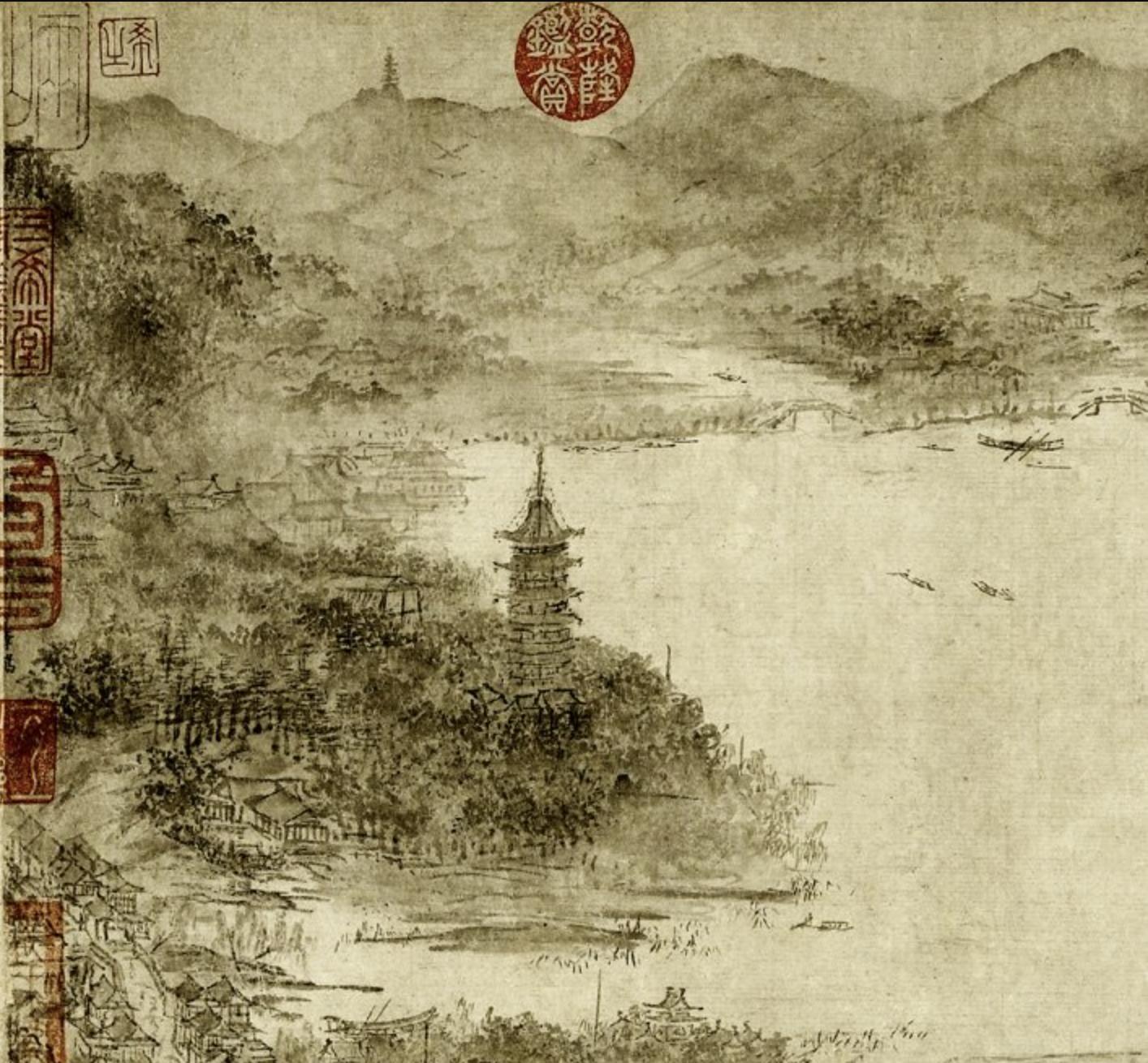 杭州雷峰塔图片大全,杭州雷峰塔新旧对比