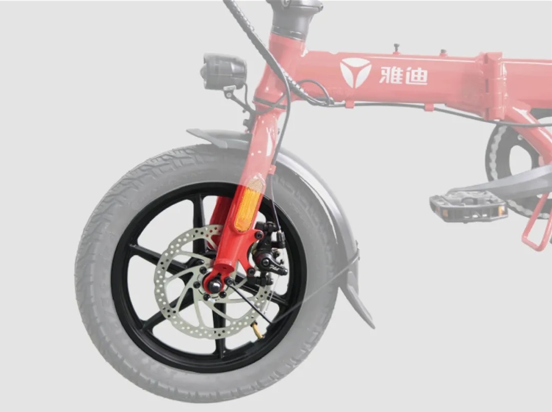 雅迪折叠电动车48v20a能跑多远,雅迪智能折叠电动车